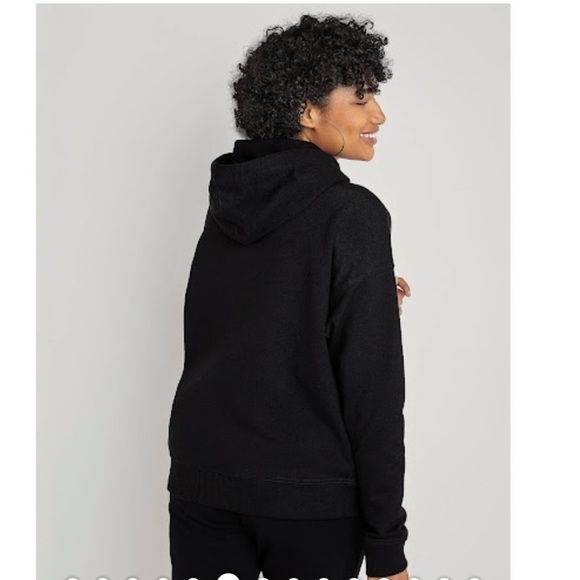 Champion - Powerblend Relaxed Women Black Hooded sweatshirt size Medium - Picture 4 of 12